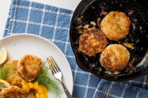 Pan Fried Annand Fish Cakes